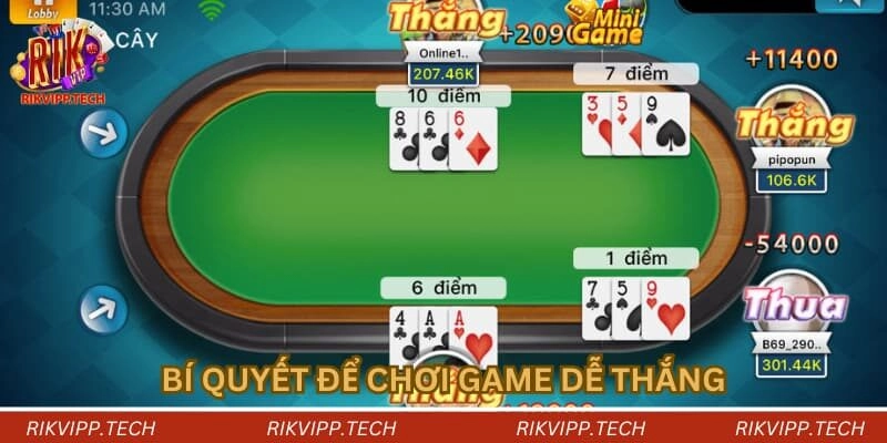 Bí quyết để chơi game dễ thắng