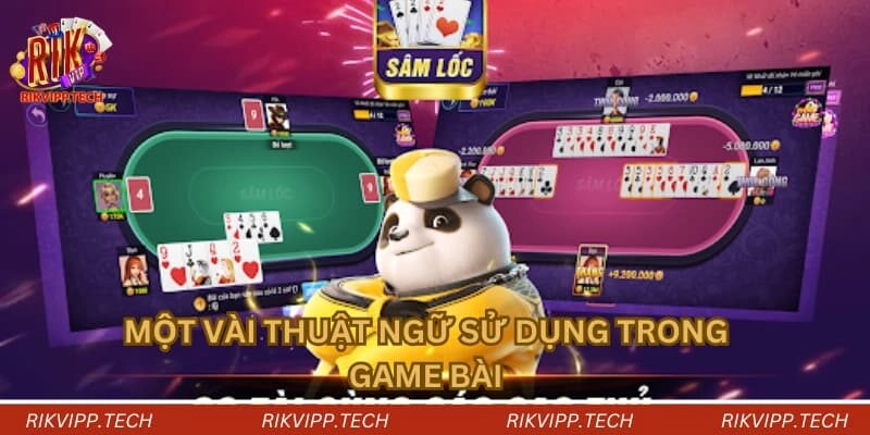 Một vài thuật ngữ sử dụng trong game bài